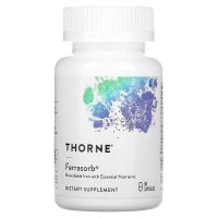 나를 위한 Thorne Ferrasorb 보조 인자 함유 철분 캡슐 60정