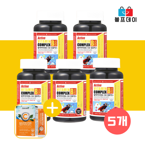 활력 비타민B 군 활성 수용성 컴플렉스 B12 B1 B3 B6