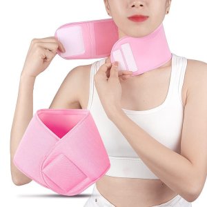 목주름관리 넥케어 마스크팩 벨크로 보습제일체형 목주름팩 각종오일로 촉촉한피부 피부샵
