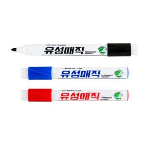 유성매직 둥근닙 검정색