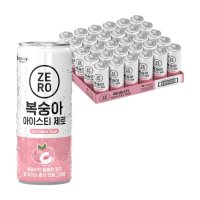 맥널티 복숭아 아이스티 제로 캔 240ml x 30