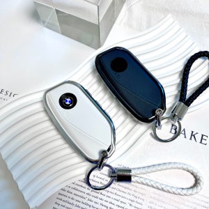 BMW 가죽 메탈 키케이스 5 7시리즈 X1 X5 X6 X7 i7 iX 스마트 키홀더 키커버