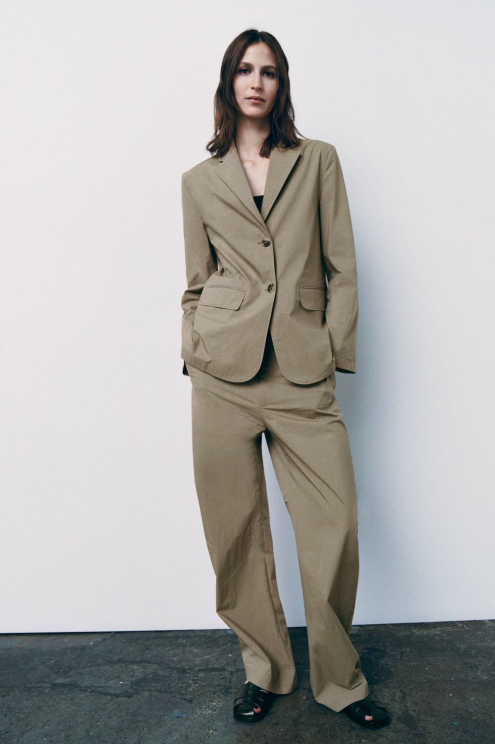 자라 공홈 포켓 스트레이트 블레이저 STRAIGHT BLAZER WITH POCKETS 7876/346