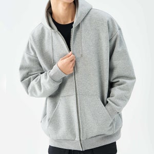 오버핏 헤비원단 M-3XL 빅사이즈 남자 여자 후드집업