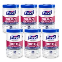 6개입 Set 퓨렐 물티슈 청소용 세니타이저 티슈타입 무향 purell