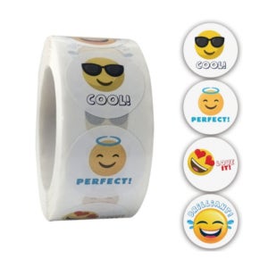 4믹스 동기부여 스마일 칭찬 스티커 500매 답례품