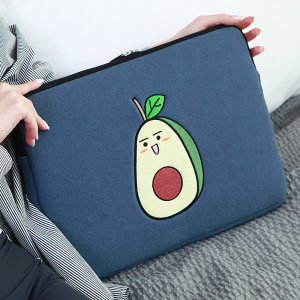 노트북파우치 가방 케이스 맥북 LG그램 삼성 캐릭터 아보씨 38/41/43cm(15인치 16인치 17인치)