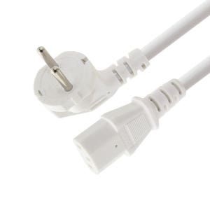 HDTOP 국산 AC 파워코드 16A 고용량 전원케이블 화이트 2M HT-AC083