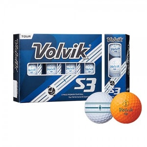 볼빅 브이포커스 투어 S3 화이트 1dz(12구) 골프공