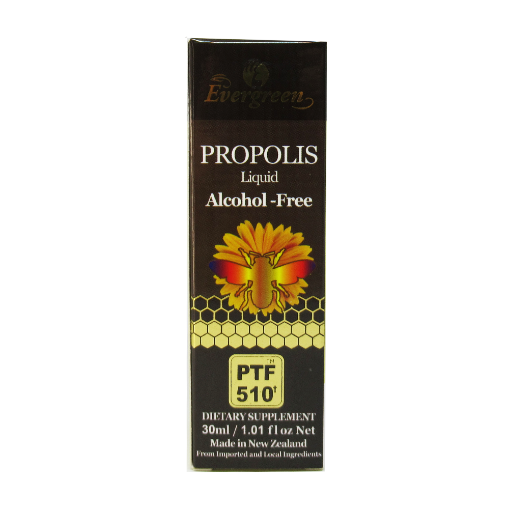 <b>에버그린</b> 뉴질랜드 프로폴리스 리퀴드 알콜 프리 PTF510+ 30ml