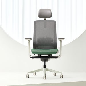 듀오백 메가 MG-S-V2-W 메쉬 베타젤 사무용 컴퓨터 책상 공부 학생 자세교정 팔걸이의자