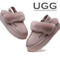 호주UGG 23FW 머핀 플랫폼 키높이 백스트랩 어그슬리퍼 AS2047 DAWN PINK