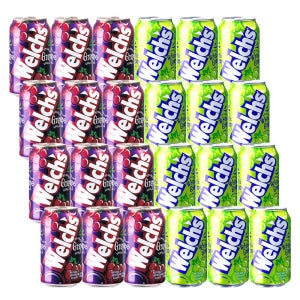 농심 웰치스 포도 355ml 12입+청포도 355ml 12입