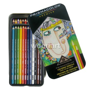 프리즈마 유성색연필 24색