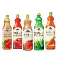 웅진 가야 주스 1.5L 모음집(사과,복숭아,토마토,알로에,당근)