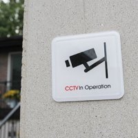 CCTV 녹화중 표지판 스티커 cctv 촬영중 표지판 문구 몰딩사인