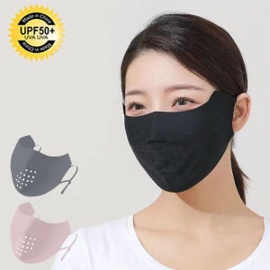 블랙가디언 자외선차단 마스크 골프 햇빛가리개 썬패치 등산 UV1 (1+1)