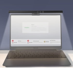 듀얼 노트북 컴퓨터 모니터 라이트바 거치형 조명 33CM