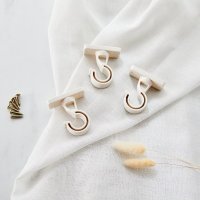 [모던하우스]25MM 아이보리 조절 브라켓_3PCS