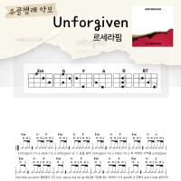 [쉽게 배우는 우쿨렐레 악보] Unforgiven - 르세라핌