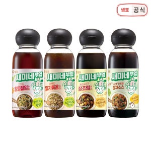 샘표 새미네부엌 반찬소스 세트(잡채 장조림 멸치볶음 양파절임)