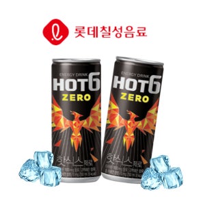 롯데칠성음료 핫식스 제로 250ml 30캔 캔음료 음료수 에너지음료