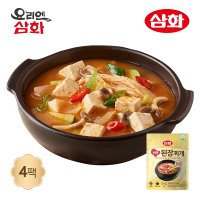 요리엔삼화 버섯 된장찌개 500g 4팩 밀키트 간편식 냉동 집밥