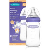 Lansinoh Glass Baby Bottle 란시노 유리 젖병 160ml 2팩