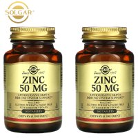 솔가 고함량 아연 징크 50mg 100정 타블렛 글루코네이트 2개