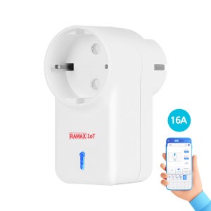 IoT 스마트 플러그 WiFi 고용량 4000W 원격 전기 콘센트 스위치 타이머 724S