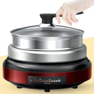 키친아트 멀티쿠커 찜기 핫팟 전기냄비