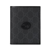 구찌 남성 지갑 GUCCI GG ENLACS 모티프 카드 홀더 76018892TCF1000