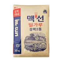 맥선 강력2등 강력밀가루 20kg 2등급 강력분