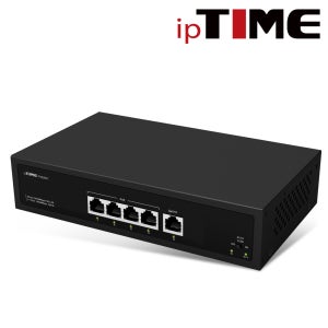 아이피타임, PoE401 4포트 스위칭 허브 1Port 업링크 포트 지원
