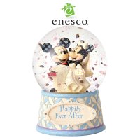 [Enesco] 짐쇼어 디즈니 미키마우스 웨딩 스노우볼 워터볼 피규어