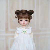 아웬 awen 가발 6-7인치 큐티만두 유딩이 인형 BJD USD