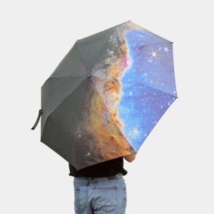 3단 완전 자동 우산 양산 접이식 자외선차단 제임스웹 우주 굿즈 (안될과학 모어사이언스)