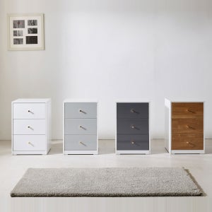 라젤 컴퓨터 프린터 선반 3단 데스크 받침대 보조 책상 서랍장