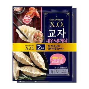 [3개 이상 15% 할인] 오뚜기 X.O. 교자새우&홍게살만두 324g 2개 외 16종