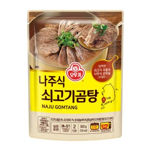 [4개 이상 25% 할인] 오뚜기 나주식 쇠고기곰탕 500g 외 17종