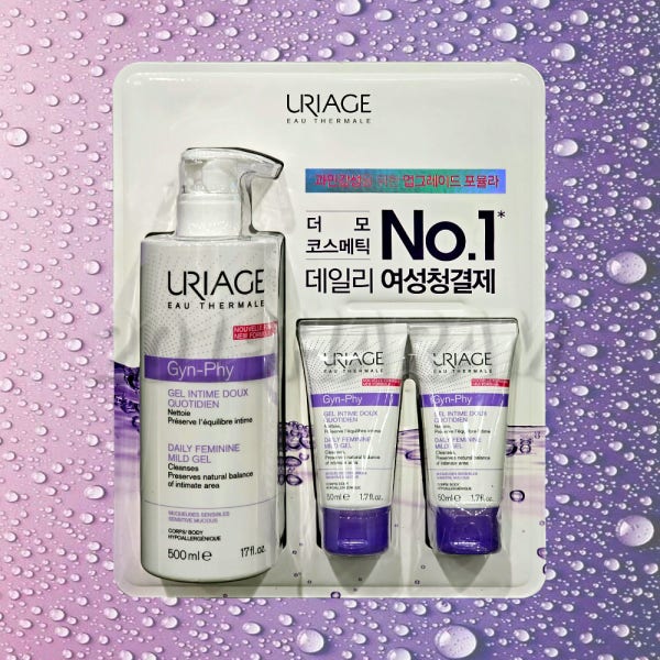 유리아쥬 여성청결제 600ml 진피 데일리 마일드 젤 Y존케어 코스트코