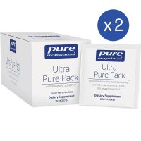 퓨어인캡슐레이션 울트라 퓨어팩 멀티비타민 미네랄 30포입 비타민B12 판토텐산 알파리포산 2개 Pure Encapsulations Ultra Pure Pack Multivitam