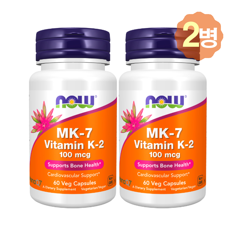[1+1] 나우푸드 <b>비타민k2</b> MK7 100mcg 60캡슐 <b>비타민K2</b>mk7