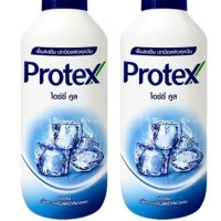 [태국] 쿨링 프로텍스 파우더 프로텍스 아이스쿨 상쾌 쾌적 280g x 2개 Protex Cooling Powder Icy Cool 280g x 2