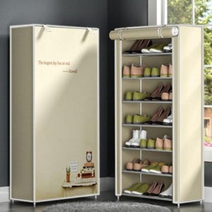 조립식 신발 정리대 오픈형 틈새 슈즈랙 원룸 8단 신발장 현관 정리함 보관함 슬림 미니