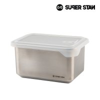 슈퍼 스텐 전자레인지 인덕션 세척기 밀폐 용기 냉동밥 간식 김치 보관 통 2700ml