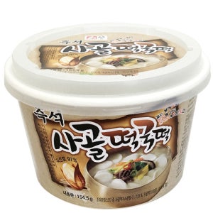 사골떡국떡 154.5g x 16개 (박스) / 국산쌀 / 즉석
