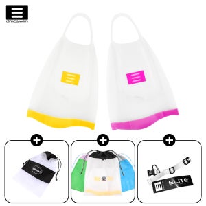 DMC 엘리트 캔디 숏핀 오리발+숏핀 메쉬백