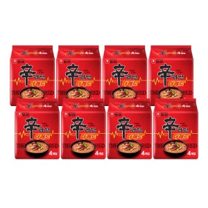 농심 신라면 더레드 125g x 32개입 한정판 매운라면 한박스
