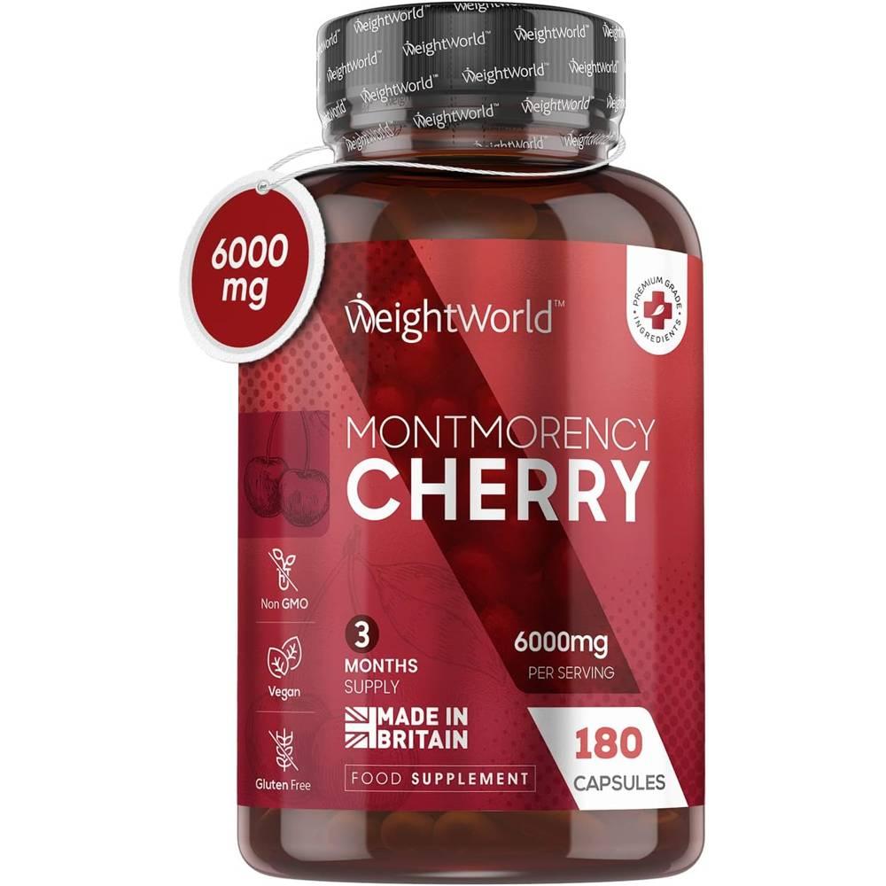 WeightWorld Montmorency Cherry <b>웨이트월드</b> 몽모랑시 체리 6000mg 180캡슐